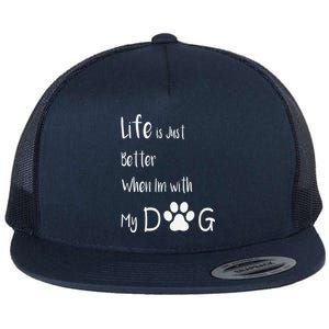 Funny Mothers Day Happy Mothers Day To My Favorite Dog Flat Bill Trucker Hat