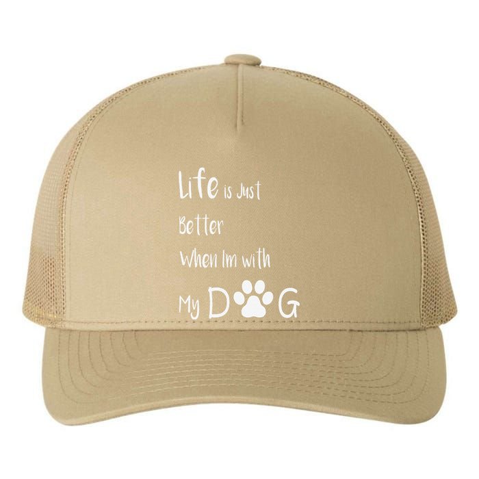 Funny Mothers Day Happy Mothers Day To My Favorite Dog Yupoong Adult 5-Panel Trucker Hat