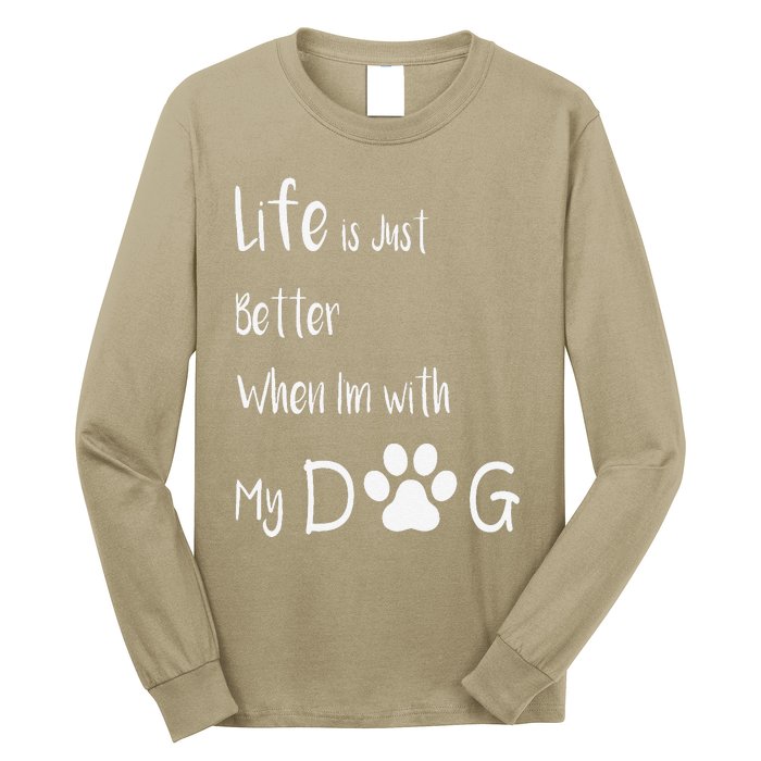 Funny Mothers Day Happy Mothers Day To My Favorite Dog Long Sleeve Shirt