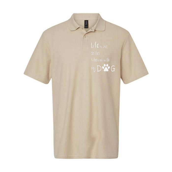 Funny Mothers Day Happy Mothers Day To My Favorite Dog Softstyle Adult Sport Polo