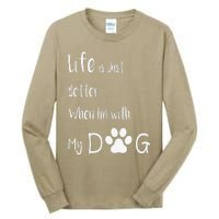 Funny Mothers Day Happy Mothers Day To My Favorite Dog Tall Long Sleeve T-Shirt