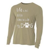 Funny Mothers Day Happy Mothers Day To My Favorite Dog Cooling Performance Long Sleeve Crew