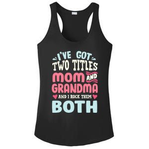 Funny Mothers Day Grandma Grandmother Ladies PosiCharge Competitor Racerback Tank