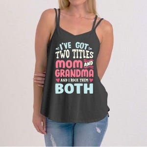 Funny Mothers Day Grandma Grandmother Women's Strappy Tank