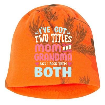 Funny Mothers Day Grandma Grandmother Kati - Camo Knit Beanie