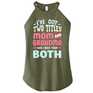 Funny Mothers Day Grandma Grandmother Women's Perfect Tri Rocker Tank