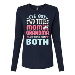 Funny Mothers Day Grandma Grandmother Womens Cotton Relaxed Long Sleeve T-Shirt