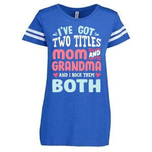 Funny Mothers Day Grandma Grandmother Enza Ladies Jersey Football T-Shirt