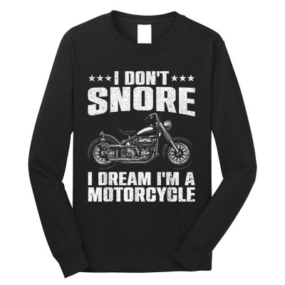 Funny Motorcycle Design For Men Women Motorcycle Rider Lover Long Sleeve Shirt