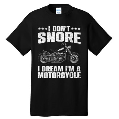 Funny Motorcycle Design For Men Women Motorcycle Rider Lover Tall T-Shirt