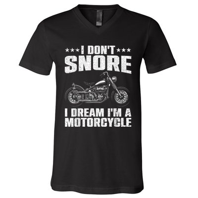 Funny Motorcycle Design For Men Women Motorcycle Rider Lover V-Neck T-Shirt