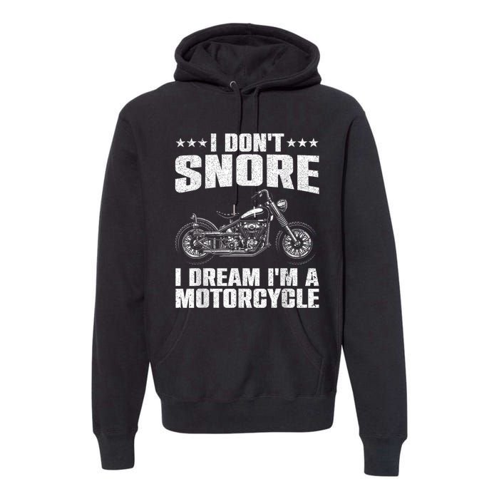 Funny Motorcycle Design For Men Women Motorcycle Rider Lover Premium Hoodie