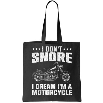 Funny Motorcycle Design For Men Women Motorcycle Rider Lover Tote Bag