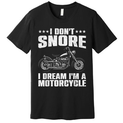 Funny Motorcycle Design For Men Women Motorcycle Rider Lover Premium T-Shirt