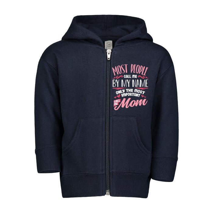 Funny Mothers Day for Mom Best Mom Mother Toddler Zip Fleece Hoodie