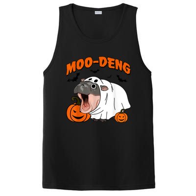 Funny Moo Deng Halloween Boo Ghost Costume Moodeng Lover PosiCharge Competitor Tank