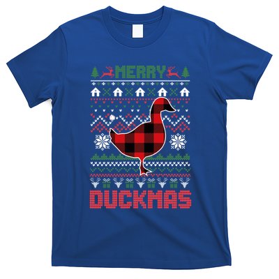 Funny Merry Ducktmas Ugly Christmas Duck Gift T-Shirt