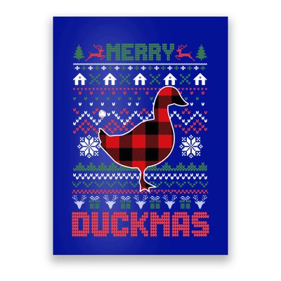 Funny Merry Ducktmas Ugly Christmas Duck Gift Poster