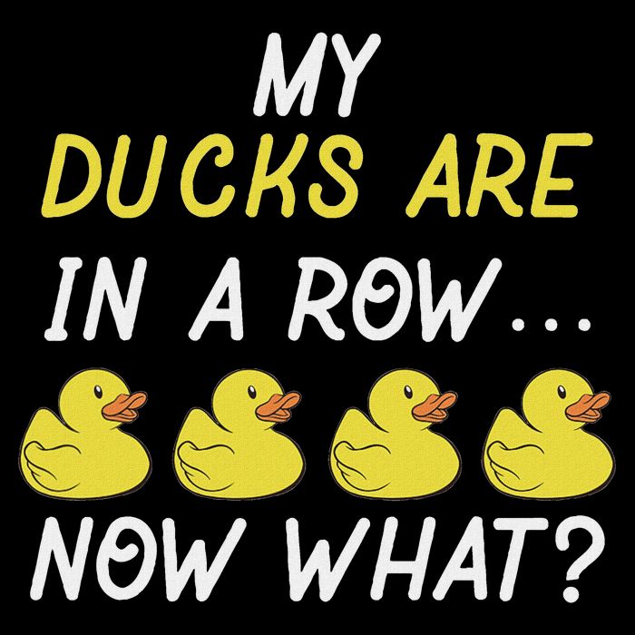 Funny My Ducks Are In Row Mousepad