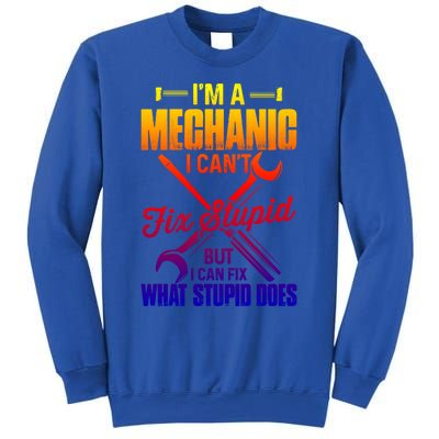 Funny Mechanic Dad Car Auto Diesel Automobile Garage Cool Gift Sweatshirt