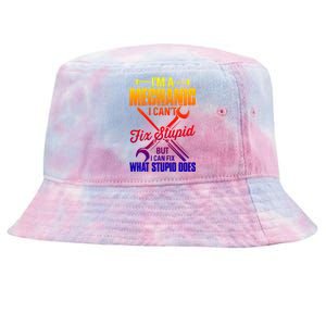 Funny Mechanic Dad Car Auto Diesel Automobile Garage Cool Gift Tie-Dyed Bucket Hat