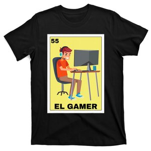 Funny Mexican Design For Gamers El Gamer T-Shirt