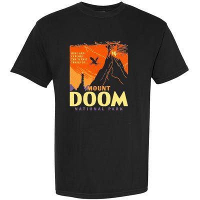 Funny Mount Doom National Park Classic Vintage Hiking Garment-Dyed Heavyweight T-Shirt