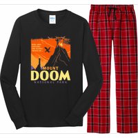 Funny Mount Doom National Park Classic Vintage Hiking Long Sleeve Pajama Set