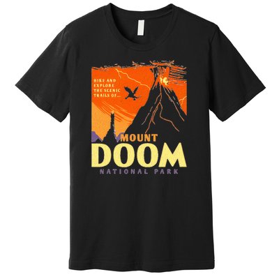 Funny Mount Doom National Park Classic Vintage Hiking Premium T-Shirt