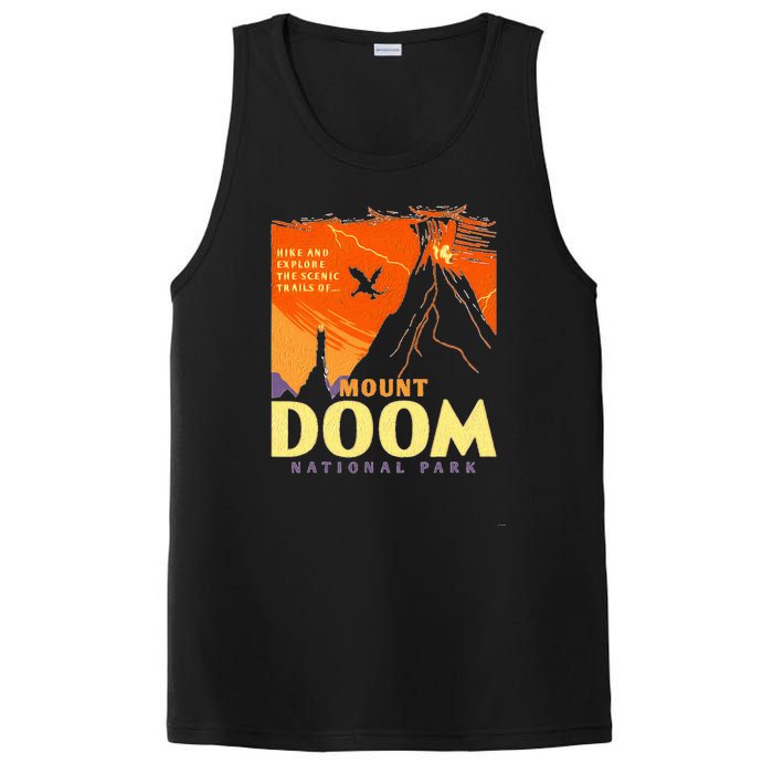 Funny Mount Doom National Park Classic Vintage Hiking PosiCharge Competitor Tank