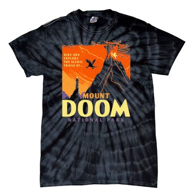 Funny Mount Doom National Park Classic Vintage Hiking Tie-Dye T-Shirt