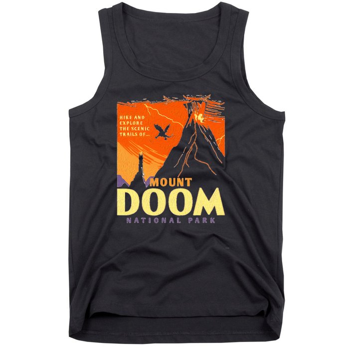 Funny Mount Doom National Park Classic Vintage Hiking Tank Top