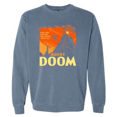 Funny Mount Doom National Park Classic Vintage Hiking Garment-Dyed Sweatshirt