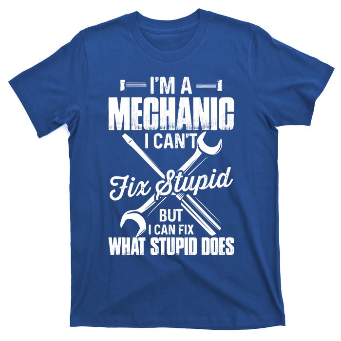 Funny Mechanic Dad Car Auto Diesel Automobile Garage Gift T-Shirt