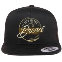 Funny Meme Design Lets Get This Bread Gift Design Flat Bill Trucker Hat