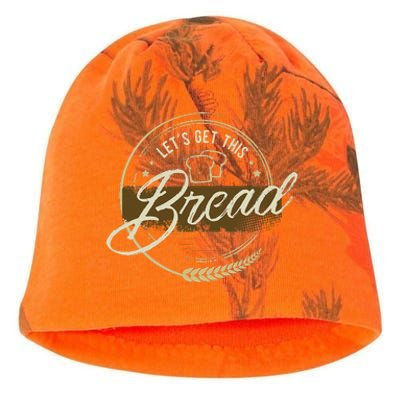 Funny Meme Design Lets Get This Bread Gift Design Kati - Camo Knit Beanie