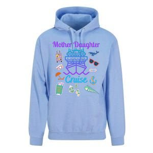 Funny Mother Daughter Cruise Ship Family Trip Vacation Mom Gift Unisex Surf Hoodie