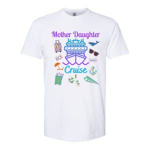 Funny Mother Daughter Cruise Ship Family Trip Vacation Mom Gift Softstyle CVC T-Shirt