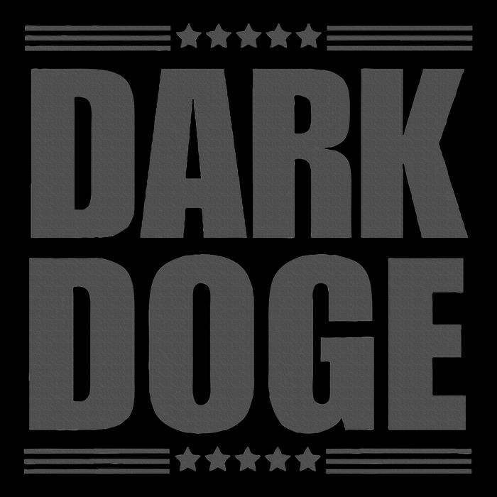 Funny! Maga Dark Doge Elon Vivek Blackout Maga Dark Doge Stripe Pom Pom Beanie