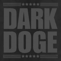 Funny! Maga Dark Doge Elon Vivek Blackout Maga Dark Doge 7 Panel Mesh Trucker Snapback Hat