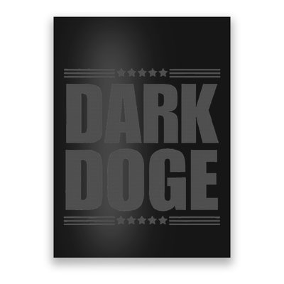 Funny! Maga Dark Doge Elon Vivek Blackout Maga Dark Doge Poster