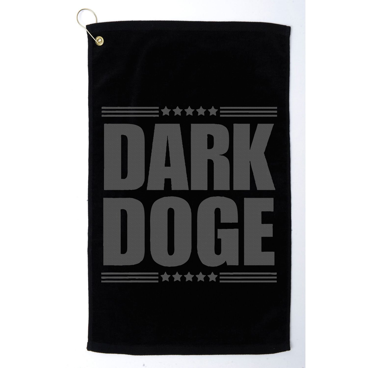 Funny! Maga Dark Doge Elon Vivek Blackout Maga Dark Doge Golf Towel