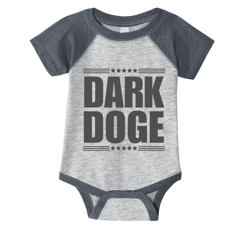 Funny! Maga Dark Doge Elon Vivek Blackout Maga Dark Doge Infant Baby Jersey Bodysuit
