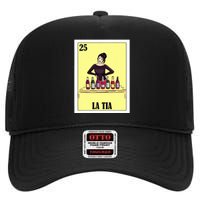 Funny Mexican Design For Aunt La Tia High Crown Mesh Back Trucker Hat