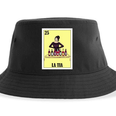 Funny Mexican Design For Aunt La Tia Sustainable Bucket Hat