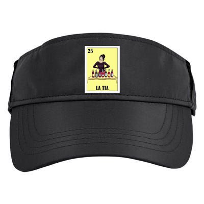 Funny Mexican Design For Aunt La Tia Adult Drive Performance Visor