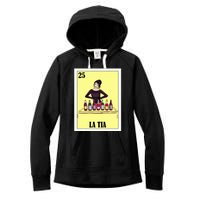 Funny Mexican Design For Aunt La Tia Women's Fleece Hoodie