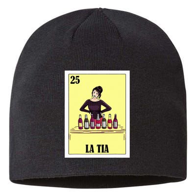 Funny Mexican Design For Aunt La Tia Sustainable Beanie