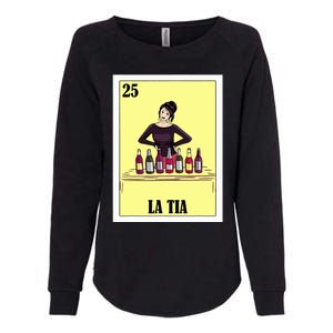 Funny Mexican Design For Aunt La Tia Womens California Wash Sweatshirt