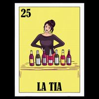 Funny Mexican Design For Aunt La Tia Cooling Performance Crew T-Shirt